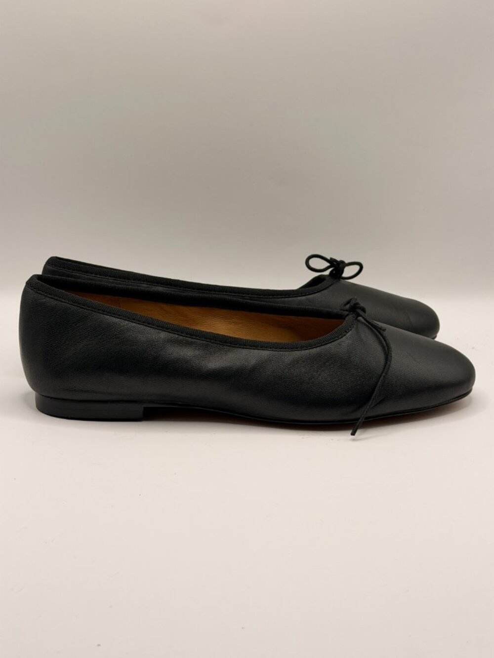 Madewell Womens The April Black Leather Ballet Flat Sz 9.5 - Picture 6 of 9